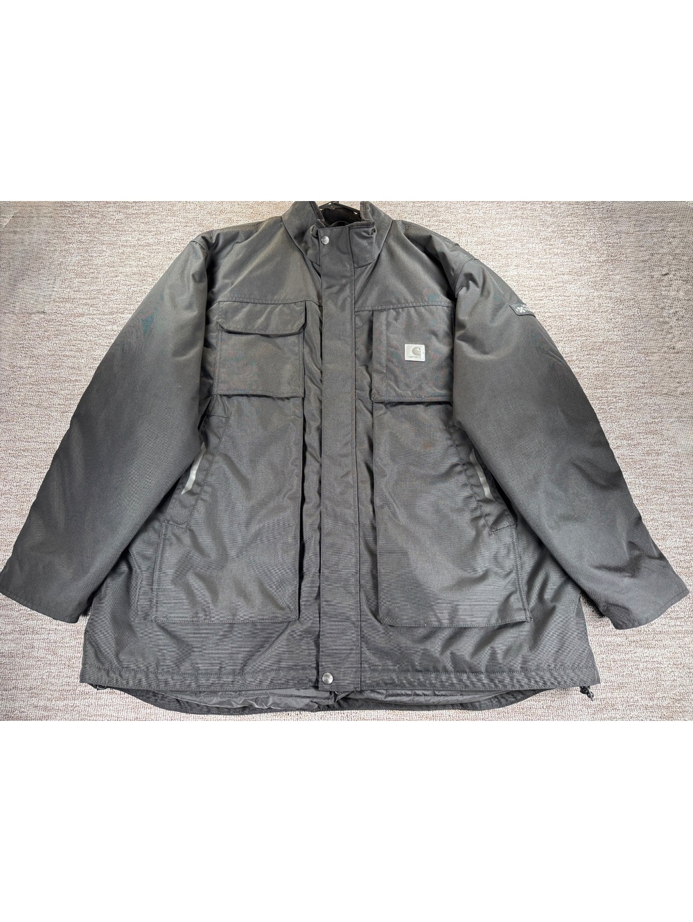 Carhartt Yukon Extremes Black Outdoor Work Utility Jacket Size 3XL